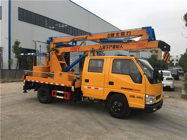 江鈴藍(lán)牌12米高空作業(yè)車