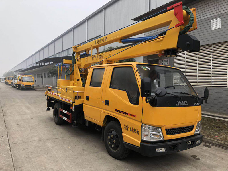 江鈴12米藍牌高空作業(yè)車