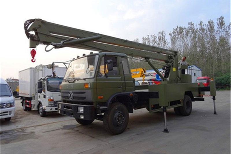 國六東風153型24米高空作業(yè)車