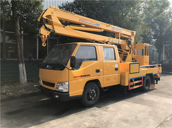 江鈴12米藍牌高空作業(yè)車，市區(qū)暢通無阻