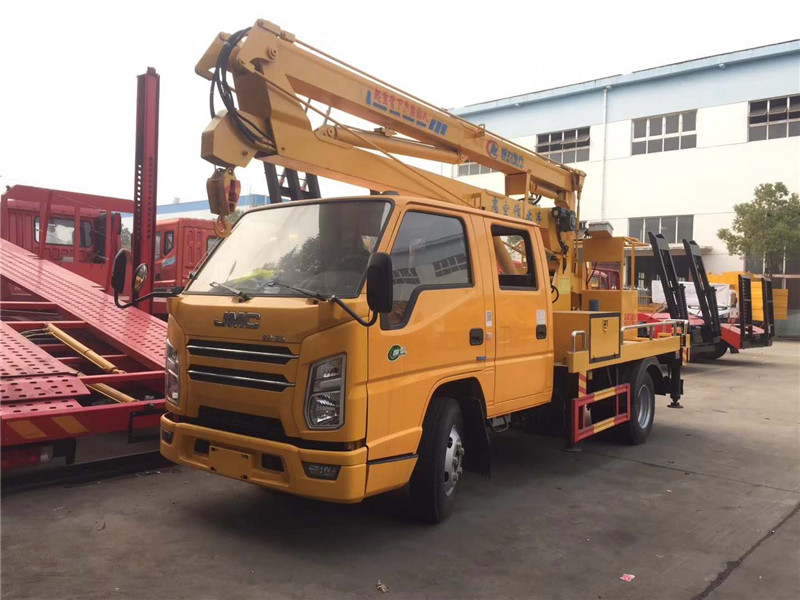 國六江鈴順達(dá)12米藍(lán)牌高空作業(yè)車