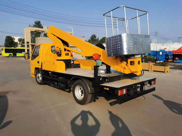 江鈴國六藍牌22米伸縮臂高空作業(yè)車