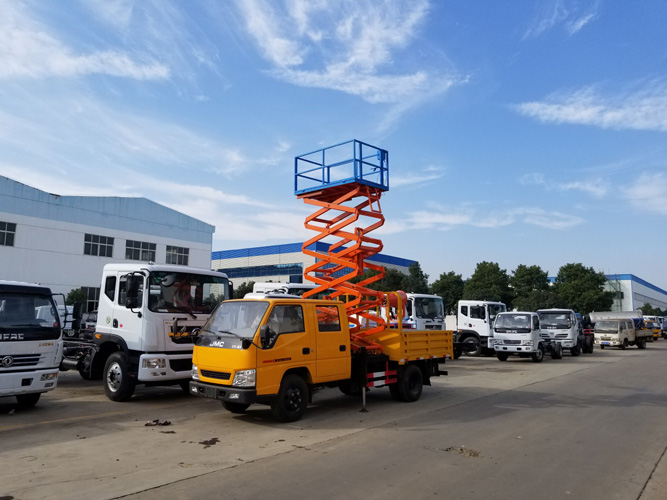 江鈴藍(lán)牌順達6-10米垂直升降作業(yè)車