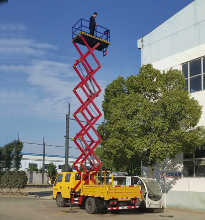 江鈴藍(lán)牌順達6-10米垂直升降作業(yè)車