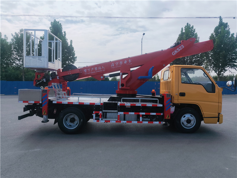 國六23米藍牌直臂高空作業(yè)車介紹