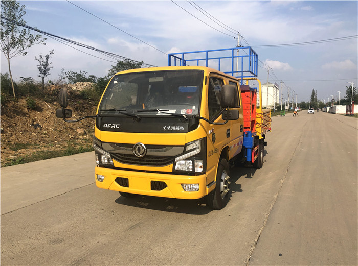 國六藍(lán)牌8-10米東風(fēng)多利卡升降平臺(tái)車
