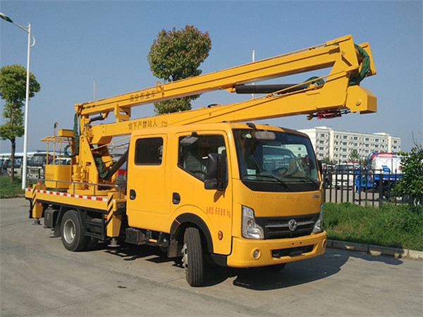 東風凱普特雙排座14米16米國六升降登高作業(yè)車
