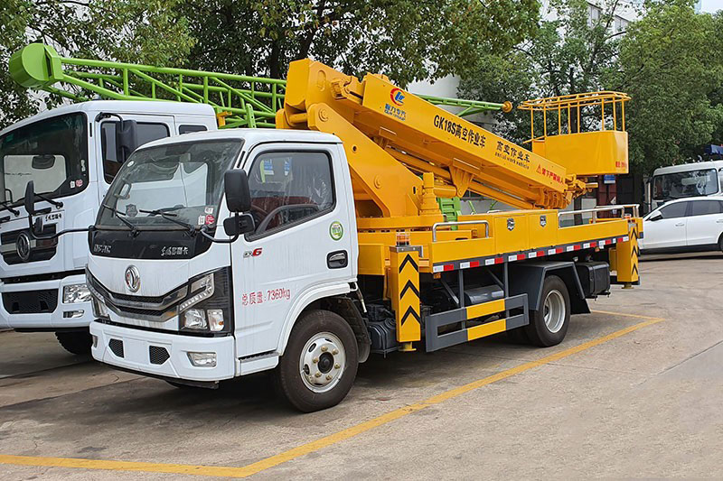 國(guó)六18米直臂式高空作業(yè)車順利交車