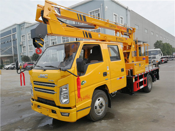國(guó)六江鈴13米高空作業(yè)車(chē)小藍(lán)牌高空作業(yè)車(chē)