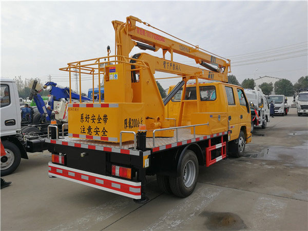 國六江鈴13米高空作業(yè)車小藍牌高空作業(yè)車
