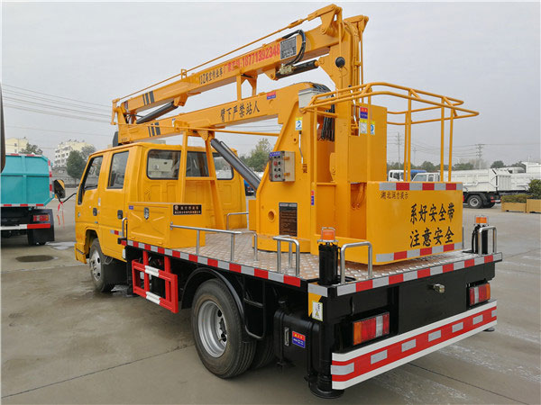 國六江鈴13米高空作業(yè)車小藍牌高空作業(yè)車