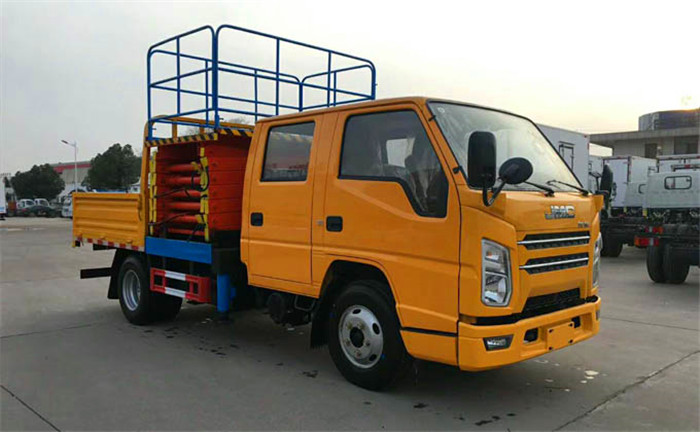 國(guó)六藍(lán)牌江鈴6-10米高空作業(yè)車