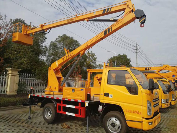 河南開封12米藍牌升降車報價-22米直臂高空作業(yè)車