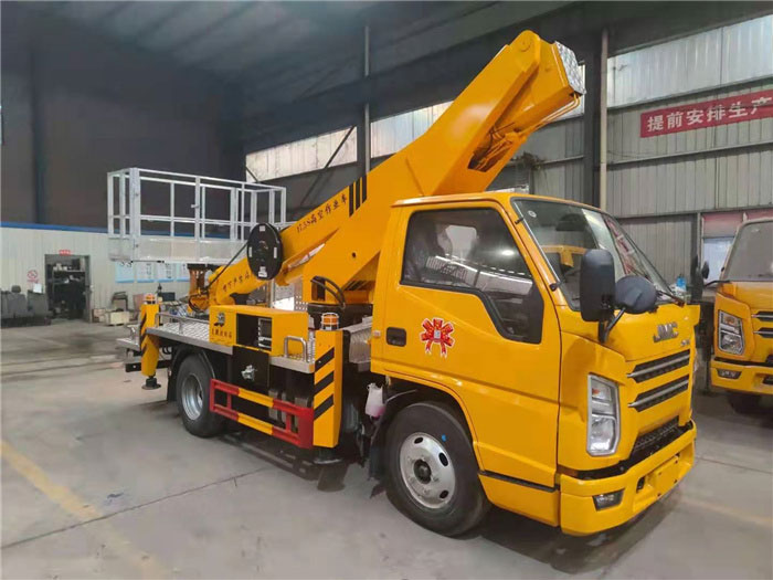 國六藍牌江鈴17.5米直臂高空作業(yè)車