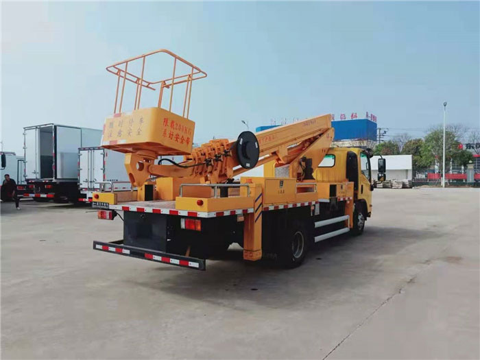 國六藍牌江鈴17.5米直臂高空作業(yè)車