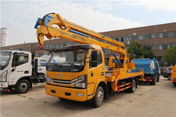 新款東風多利卡D7國六18米折疊臂式高空作業(yè)車