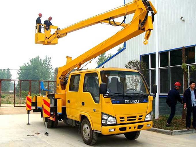 慶鈴五十鈴16米高空作業(yè)車價格