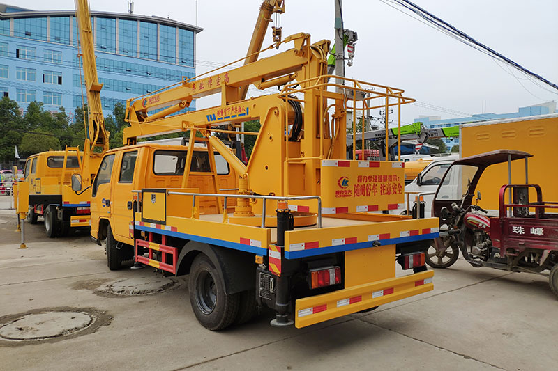 國六江鈴12米藍牌高空作業(yè)車