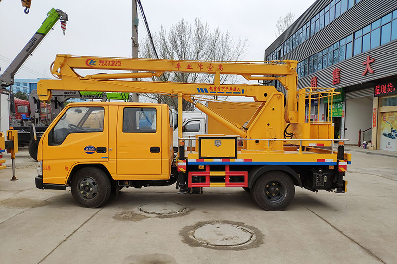 國六江鈴12米藍牌高空作業(yè)車