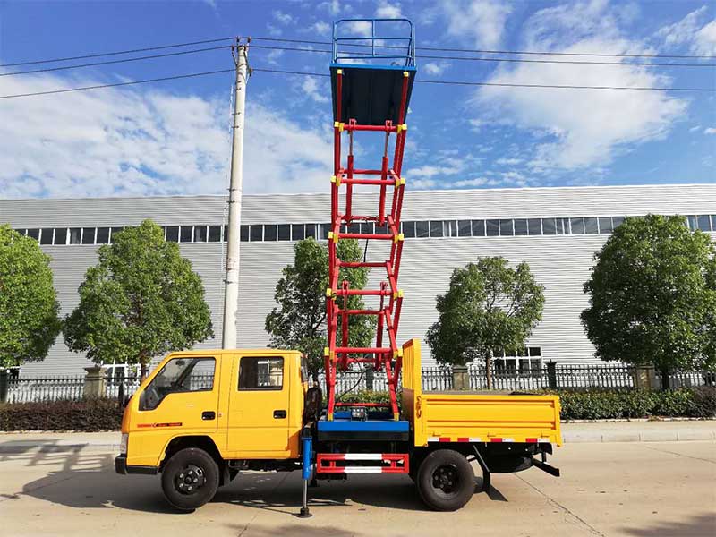 江鈴10米升降平臺(tái)式高空作業(yè)車