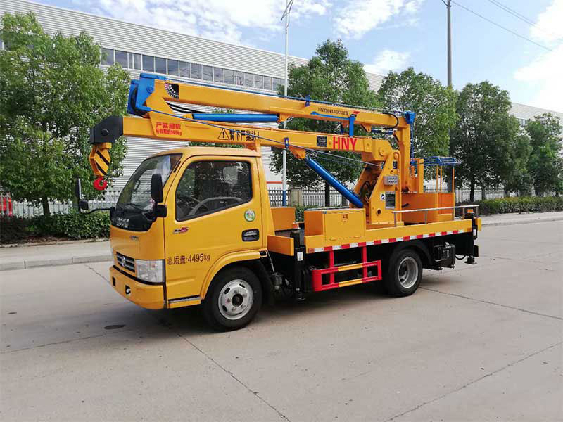 東風單排12米藍牌高空作業(yè)車