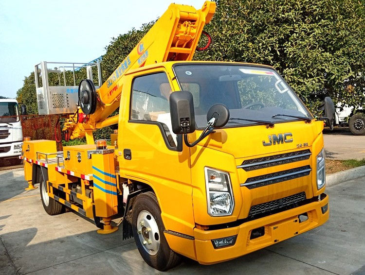 國(guó)六江鈴順達(dá)伸縮臂21米藍(lán)牌高空作業(yè)車