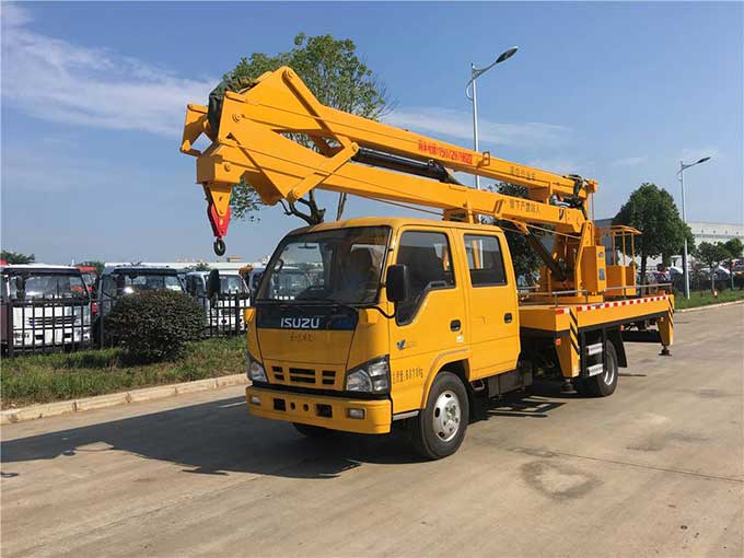 慶鈴五十鈴雙排座18米國(guó)六高空作業(yè)車