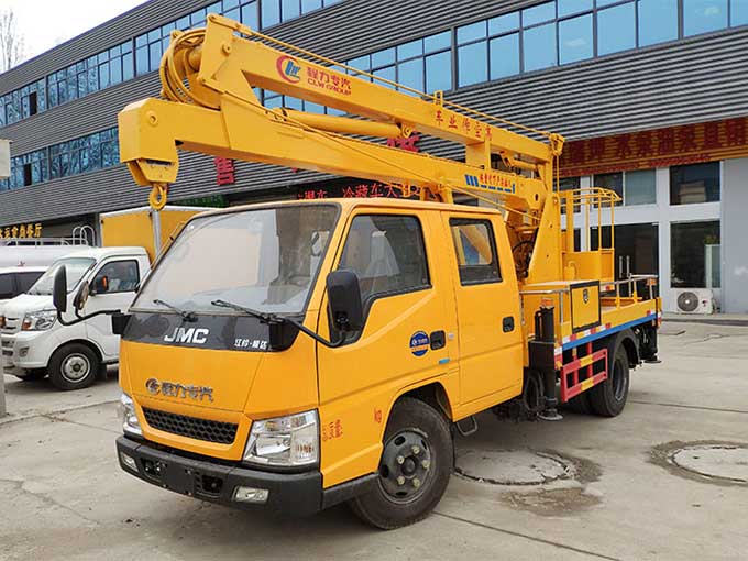 國六藍牌江鈴12米高空作業(yè)車