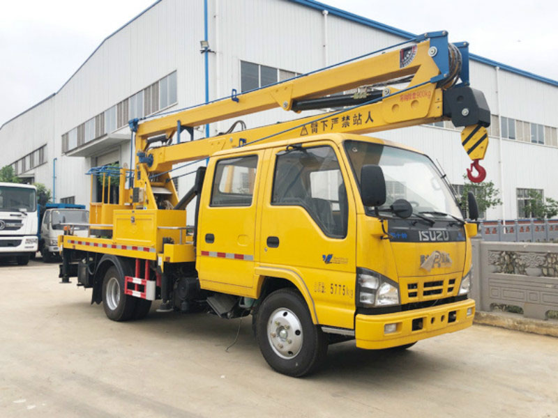 國六慶鈴五十鈴14米高空作業(yè)車配置介紹