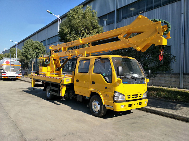 國六慶鈴五十鈴16米高空作業(yè)車