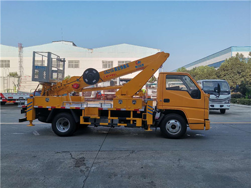藍牌國六江鈴16米伸縮臂式高空作業(yè)車