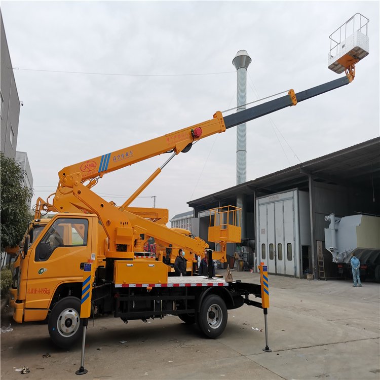 全新江鈴國六17.5米藍(lán)牌直臂高空作業(yè)車