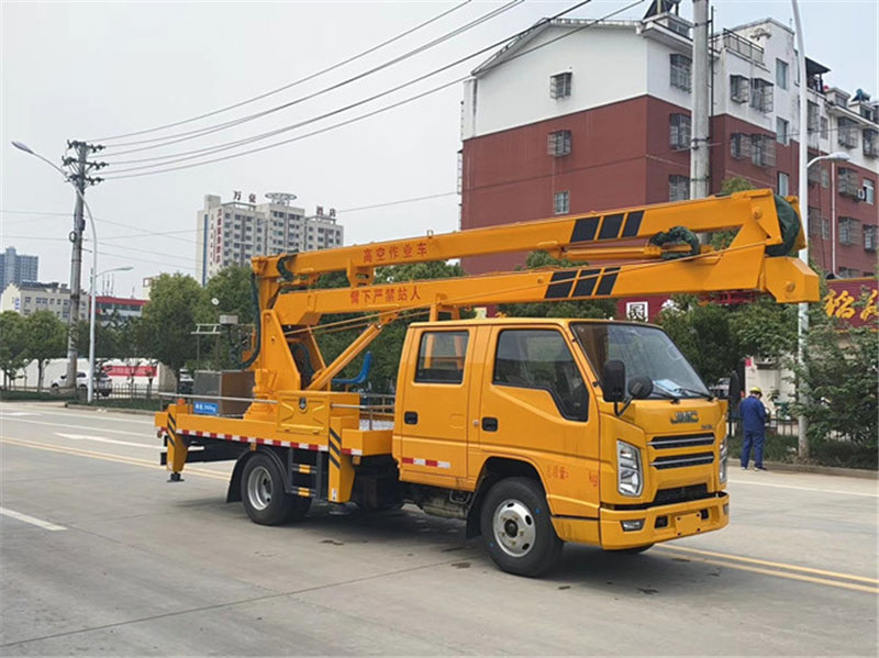 國六江鈴曲臂16米高空作業(yè)車