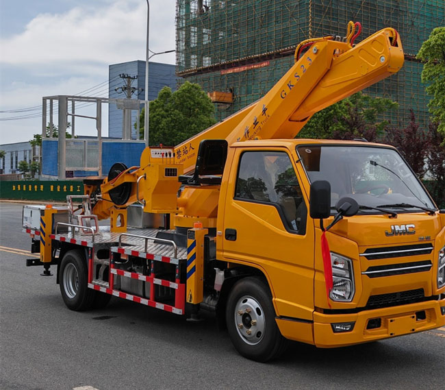 定制藍(lán)牌江鈴順達(dá)23米高空作業(yè)車