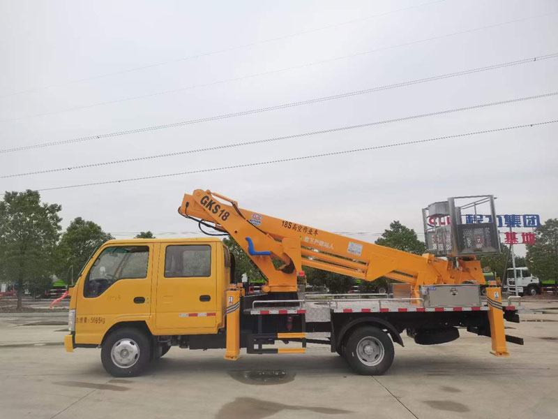 國六?五十鈴雙排18米高空作業(yè)車