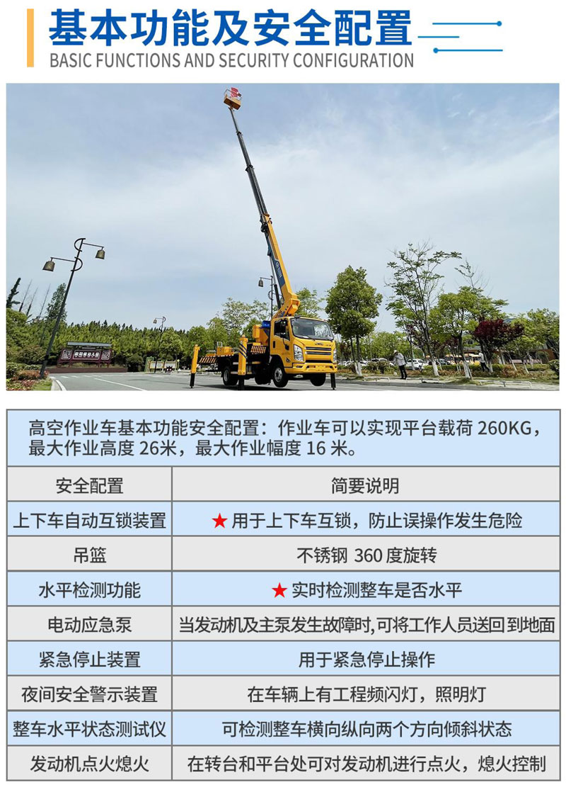 江鈴26米黃牌高空作業(yè)車(chē)
