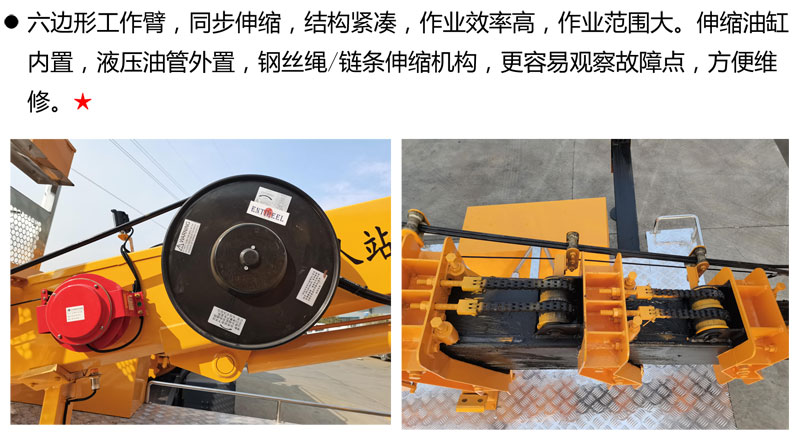 江鈴藍牌27米直臂伸縮式高空作業(yè)車