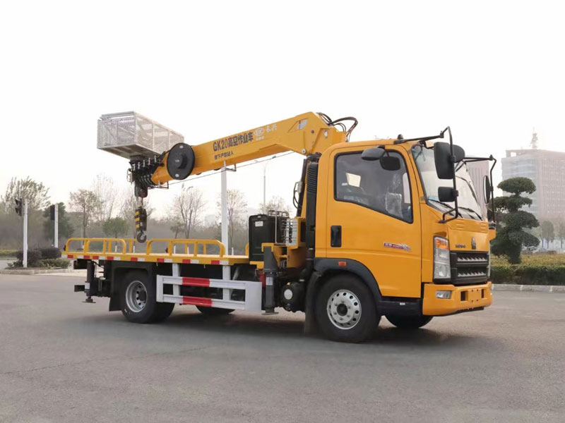 國六20米隨車吊式高空作業(yè)車