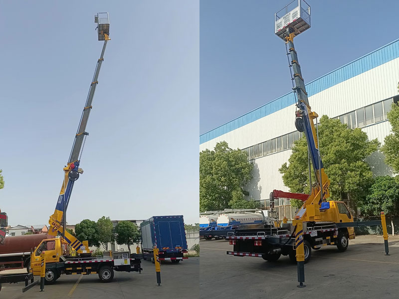 江鈴藍牌27M直臂伸縮式高空作業(yè)車-CL5042JGKA6DS