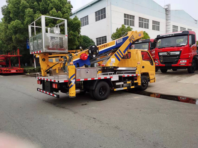 23米江鈴藍牌直臂伸縮式高空工作車-CL5042JGKA6DS